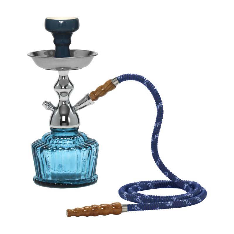 MYA HOOKAH QT265-SET IN A ROUND WIRE BASKET